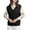 Black, variant on WNEGSTG Ladies' Solid Color Knit Vest V Neck Vest Sweater Sleeveless Pullover Purple