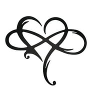 Infinity Heart Sign, Metal Infinity Symbol and Heart Wall Decor, Love Sign Wall Art, Infinity Sign Wedding Decorations Family Gift for Couples Valentine's Day Ornament