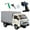 White-419, variant on Remote Control Drift Car, Water Spray Sound Light, Double Door Cardboard Truck, for Kids Age 3+, Battery Powered, Realistic Street Simulation, Toy Vehicle, Drifting Fun, Interactive Play Hzhnb