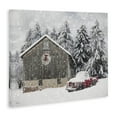 thumbnail image 4 of Stupell Industries Snow Covered Farm Scene Holiday Painting Gallery Wrapped Canvas Art Prints Wall Art, 30 x 24, 4 of 8