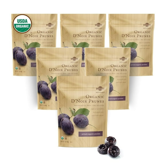 Sunsweet D'Noir Prunes 6 Pack