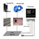 thumbnail image 4 of Termostato programable con pantalla táctil LCD inteligente control Temperature,Blanco Abody MH1822D, 4 of 6