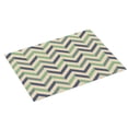 thumbnail image 2 of ZNDUO Absorbent Dish Drying Mat, Microfiber Blue Green Zigzag Pattern Dish Drying Pad for Kitchen Counter, 24 x 18 Inch, 2 of 8