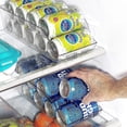 thumbnail image 2 of Organizador para refrigerador, dispensador de latas de plástico transparente y estante para almacenamiento de alimentos enlatados, soporte para latas de refrescos para nevera, coci, 2 of 5