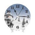 thumbnail image 7 of Kdxio Clock number Print Wall Clock,10 Inch Battery Operated Wall Clocks,Silent Non Ticking Small Analog Clock for Living Room,Office,Home,Bedroom,Kitchen,Bathroom, 7 of 7
