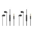 thumbnail image 2 of Methold Auriculares antirruido para dormir con micrófono Auriculares de silicona Auriculares con cancelación de ruido en la oreja Suministro de Doble 3.5mm Negro 2piezas, 2 of 5