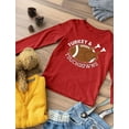 thumbnail image 5 of Tstars Mens Thanksgiving Shirt Holiday Thanksgiving Turkey and Football Touchdowns Thanksgiving Gift Shirts for Him Men Long Sleeve Birthday Gift T Shirt, 5 of 7