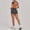 Gray, variant on Workout Jumpsuits for Women Romper Open Back Short Sleeve Sexy Workout Bodysuit for Gym