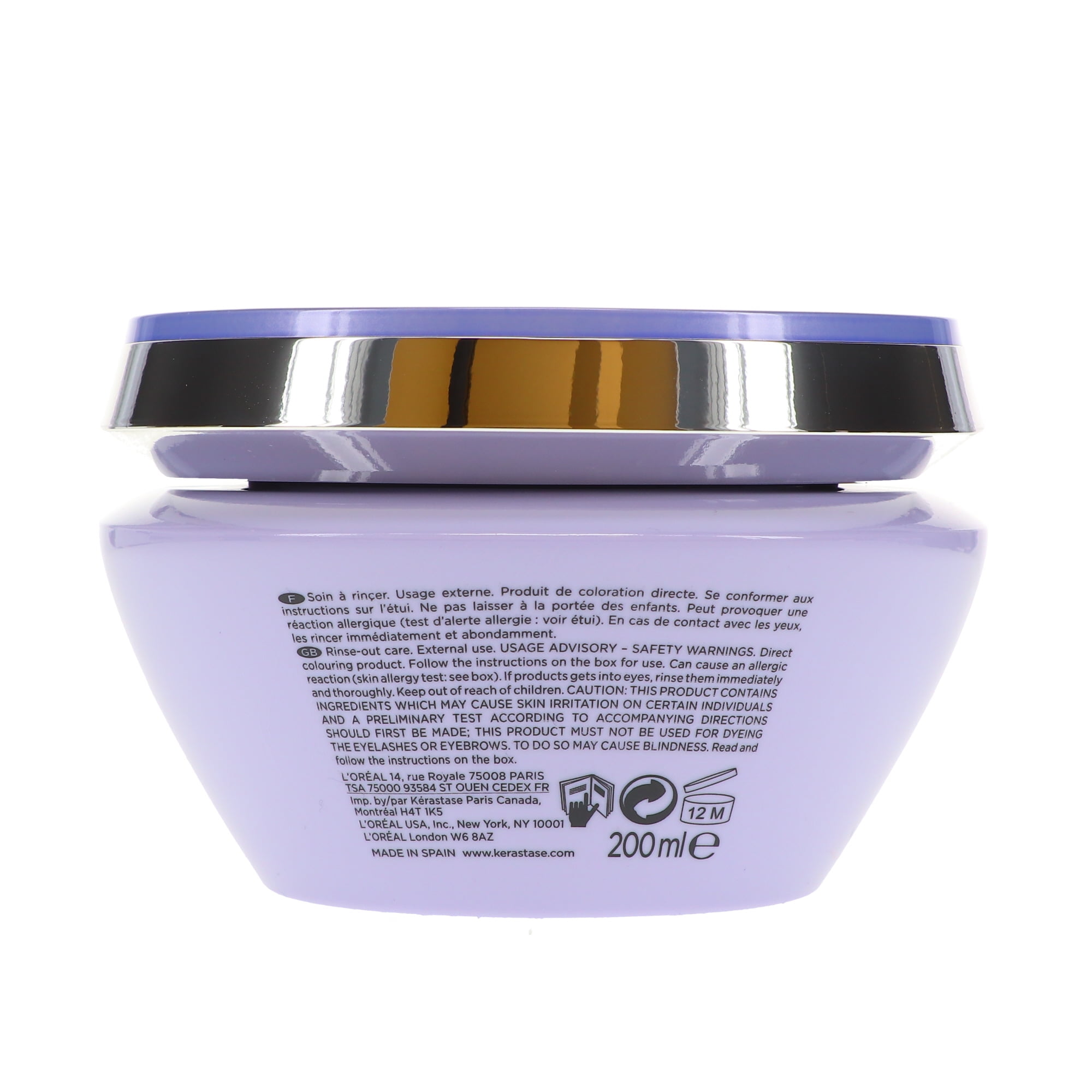 Kerastase Blond Absolu Hair Masque Ultra-Violet Purple Hair Mask, 6.8 fl Oz
