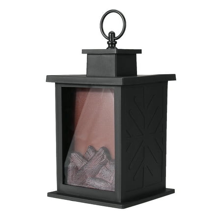 fireplace operated battery decorative tabletop halloween table lantern porch realistic patio lamp indoor pc decor garden outdoor