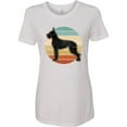 thumbnail image 3 of Inktastic Great Dane Dog Retro Sunset Women's T-Shirt, 3 of 5