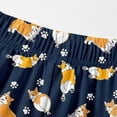 thumbnail image 6 of WhouRiu Infant Girl's Outfit Set Summer Short Sleeve Dog Graphic Tee Shorts Children Sleepwear Cozy Soft Home Wear Outfits Blue,Size 18-24 M, 6 of 7