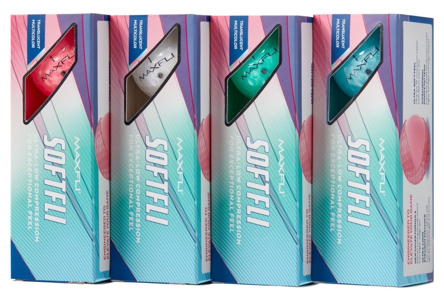 Maxfli 2023 Softfli Matte Multicolor Golf Balls