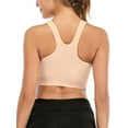 thumbnail image 6 of YouLoveIt Women Sports Bra, 3/5pack Front Zipper Closure Sports Bra for Women Yoga Bra Active Gym Yoga Workout Sports Bras Wireless Zip Front Mesh Racerback Sports Bras, 6 of 6