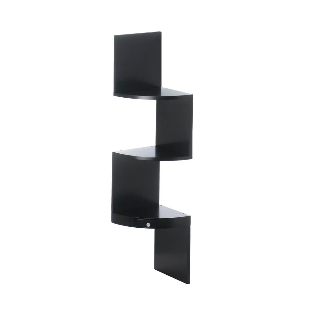 bathroom corner shelves wood