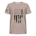 thumbnail image 3 of Birdeem Chemises pour Hommes Hommes Imprimé Col Rond Décontracté Mode Manches Courtes Blouses Col Rond Chemises, 3 of 9