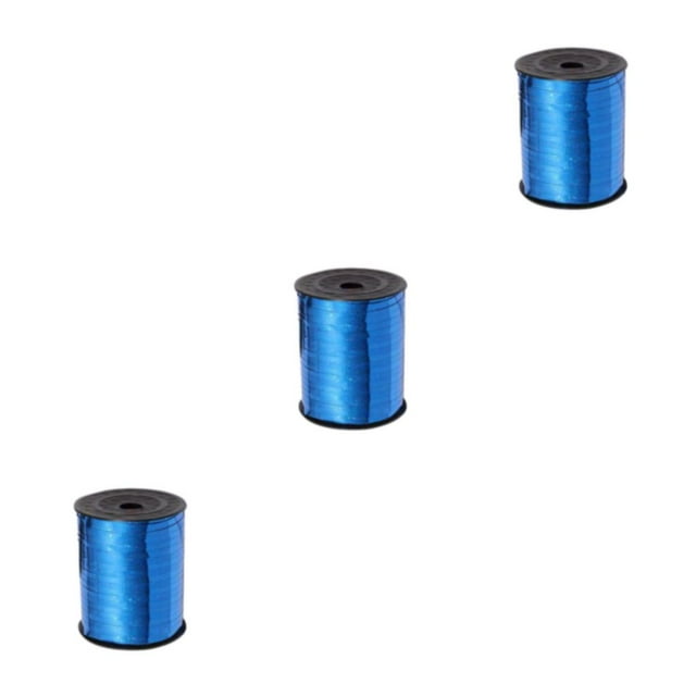 VONKY Plastic Decoration Ribbon And Durable Stunning Crafts And Gifts Environmentally Friendly Sturdy blue 3Set