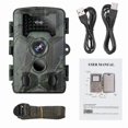 thumbnail image 1 of 36MP 1080P Trail and Game Camera with Night Vision 3 PIR Sensors IP66 Hunting Camera for Outdoor Wildlife Scouting Researching, 1 of 5