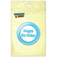 thumbnail image 1 of Happy Birthday with Blue Dots Refrigerator Button Magnet, 1 of 2