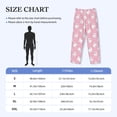thumbnail image 4 of Lsque Pink Cartoon Bear Print Men's Pajama Pants, Lounge Pant - Comfortable Home Wear,Elastic Waistband, Stylish Design-Medium, 4 of 9
