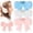 3Pc, variant on Lssam Silicone Bow Headphone Accessory Decor for Women, 1 Pair White 3D Coquettish Cute Clip On Earphone Bows Headphone Decoration Attachment