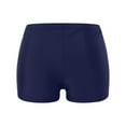 thumbnail image 6 of Prolriy Swim Shorts Women Plus Size High Waist Bikini Bottoms Swim Briefs Beach Shorts Ruched Bottom High Cut Swim Bottom Full Coverage Swimsuit Bottom Sports Yoga Shorts for Women Dark Blue L, 6 of 7