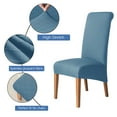 thumbnail image 2 of Large Dining Chair Slipcover,XL Stretch Chair Covers Universal Removable Washable Anti-Dust Spandex Jacquard Chair Protector for Kitchen Banquet Hotel Decoration-2-I, 2 of 8