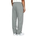 thumbnail image 5 of sageysalite Sweatpants for Men Straight Leg Side Slit Drawstring Elastic Waist Fall Winter Workout Warm Workout Pants with Pockets, 5 of 6