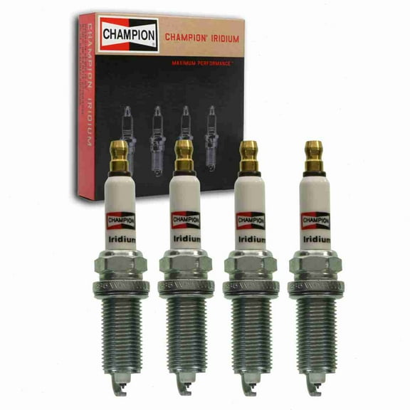 4 pc Champion Iridium Spark Plugs compatible with Dodge Dart 2.0L L4 2013-2016