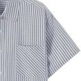 thumbnail image 6 of UQJfacai Mens Gingham Short Sleeve Button Down Shirt Cotton Regular Fit Casual Collared Plaid Dress Shirts with Pocket S-3XL, 6 of 6