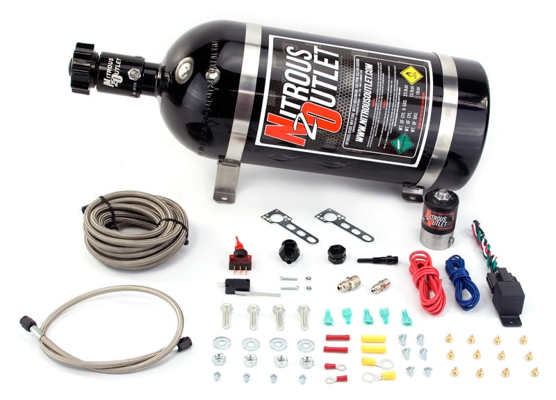 Nitrous Outlet GM EFI Dry Single Nozzle System (15lb Bottle)