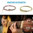 thumbnail image 4 of 2 Sets of 6 Guitar Strings Replacement Steel String for Acoustic Guitar Guitar Changing Tool, 4 of 8