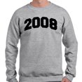 thumbnail image 2 of 2008 College Style Sweatshirt Unisex Medium Grey, 2 of 5
