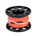 thumbnail image 4 of 30m DIY Fishing Reel Spool Line Mini Aluminium Reel Baitcasting Reel Spool with Stainless Steel Double Ended Hook ,Rigid Aluminum Skeletal Frame, 4 of 7