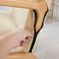 thumbnail image 7 of Skksst Jacquard Armchair Slipcover Wood Arm Single Sofa Zipper Cover Furniture Portector, 7 of 7