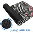 thumbnail image 6 of Long Mouse Pads for Desk,Pioneer Flower Floral Print Pattern Desk Mats on Top Of Desks, Desk Mouse Pad Extra Large with 3mm Non-Slip Base and Stitched Edge for Gaming,Office,Work,Home 31.5"x11.8", 6 of 6