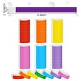 thumbnail image 4 of Pulseras de papel Injueey 6 rollos para discoteca teatro fiesta amarillo, 4 of 6