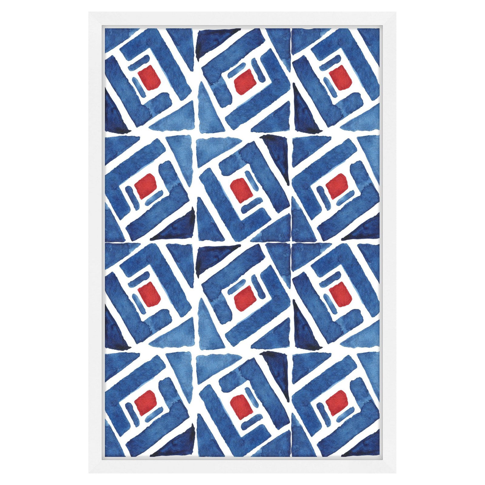 Marmont Hill "Color Blocks" Framed Painting Print