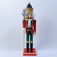 thumbnail image 4 of 2x Figura de Cascanueces de Madera Accesorios de Fotografía Decoraciones Navideñas Macarena Figurita de Cascanueces, 4 of 8