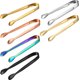 thumbnail image 1 of Pinzas para azúcar, pinzas para caramelos, 6 piezas, pinzas para hielo de acero inoxidable multicolor para fiestas, bodas, favores, barra de ensaladas y cocina Adepaton LKX-1479, 1 of 7