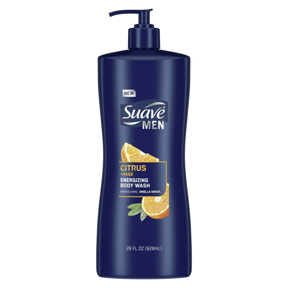 Suave Men Body Wash Citrus & Sage, 28 fl. Oz.