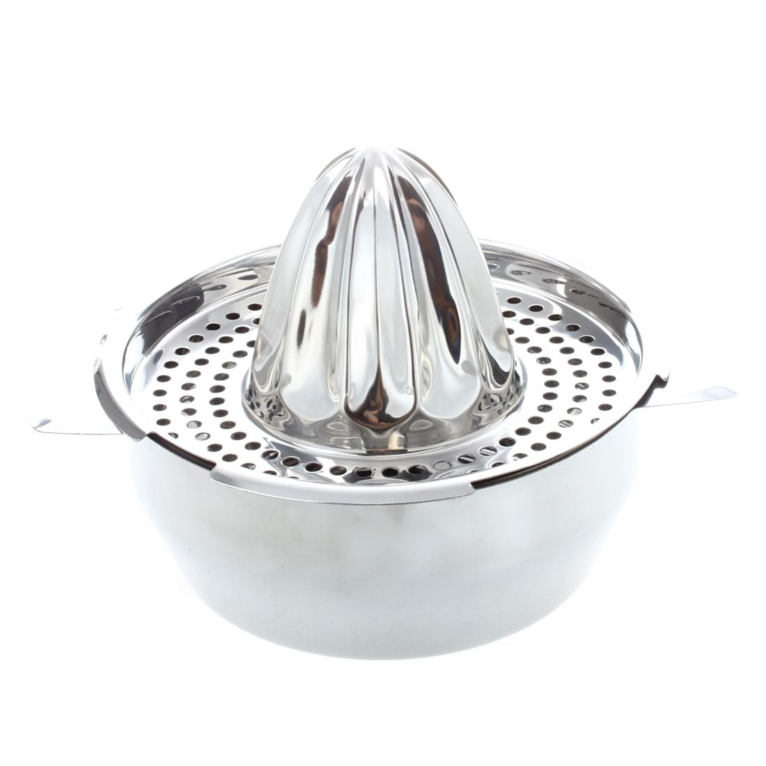 Growment Stainless Steel Juice Reamer Glass Manual Juicer Orange Lemon