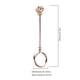 thumbnail image 4 of Advancent Anillo de soporte para cigarrillos Beautiful Lady Circlet Aspecto exquisito Ornamento Mano de obra fina Tobacciana Suministros para encendedores Oro rosa brillante 17 mm, 4 of 6