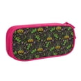 thumbnail image 2 of Vsdgher Carnival Mardi Gras3 Print Large Capacity Pencil Case Pouch with Zipper, Portable Aesthetic Big Capacity Pencil Cases Pen Office Travel Stationery Bag, 2 of 8