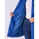 thumbnail image 5 of Abrigo de mujer Inspire Chic de longitud media, con cuello alto, de un solo botón, abrigo de invierno, color azul marino L, 5 of 6