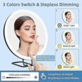 thumbnail image 3 of Magnifying Mirror, 30X Strong Magnification, Ideal for Detailed Makeup Applications, 3 of 5