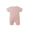 thumbnail image 3 of ITFABS Baby?s Short Sleeve Contrast Color Round Neck Single-breasted Romper, 3 of 6