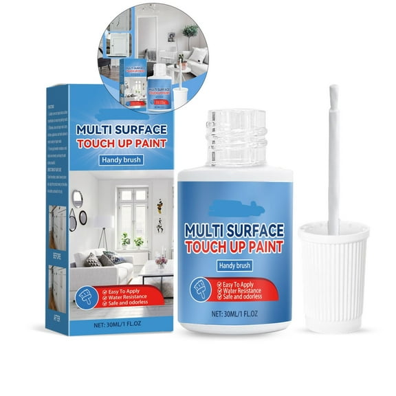 WNFJR Touch Up Paint, White Paint for Walls, High-GlossTouch Up Paint Pen for Chips, Scratches, Cracks, and Spots on Wall, Furniture, Appliances, Enamel, Acrylic