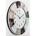 thumbnail image 4 of Infinity Instruments 16-inch x 16-inch White Analog Display Round Modern Wall Clock, 4 of 7