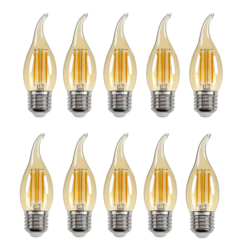Vintage Retro E27 E14 2-8W Light Bulbs Edison Filament Incandescent 220V Bulb